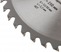 Диск пильный для циркулярных пил по дереву 250 х 32/30 х 40T FIT 37758