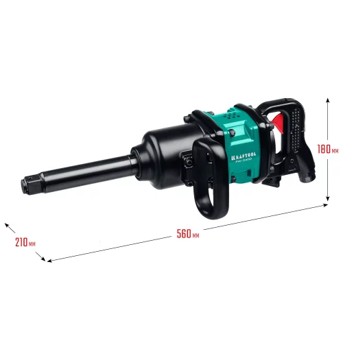 Ударный пневматический гайковерт KRAFTOOL PW-3400 1", 3400 Нм 64200