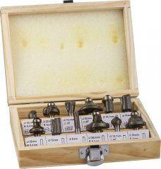 Набор фрез (12 шт; хвостовик 6 мм) по дереву STAYER 2992-H12