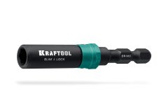 KRAFTOOL SLIM &amp; LOCK, 68 мм, быстросъемный ударный адаптер для шуруповертов (26783-68)