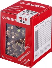 Клиновой анкер ЗУБР М8x95 мм, 50 шт, желтопассивированный 302032-08-095