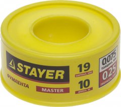 Фумлента "MASTER" (0.075 ммх19 ммх10 м) STAYER 12360-19-025