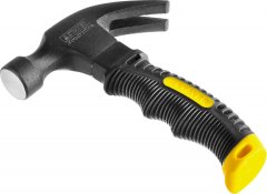 Молоток-гвоздодер STAYER COMPACT укороченный с фибергласовой рукояткой, 225г 2026-225