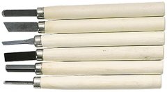 Набор резцов по дереву, 6 шт, Sparta 246065