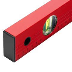 Уровень алюминиевый, 1200 мм, 3 глазка, красный, линейка Matrix 33232