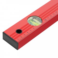 Уровень алюминиевый, 1200 мм, 3 глазка, красный, линейка Matrix 33232