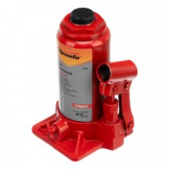 Домкрат гидравлический бутылочный 8 т, h подъема 180-350 мм Sparta Compact 50334