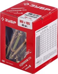 Клиновой анкер ЗУБР М8x105 мм, 40 шт, желтопассивированный 302032-08-105