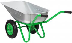 Тачка садово-строительная 2-х колесная, грузоподъемность 230 кг, объем 90 л Сибртех 689643
