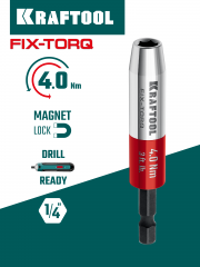 KRAFTOOL FIX-TORQ 4.0 Нм динамометрический адаптер для бит (64035-4.0)