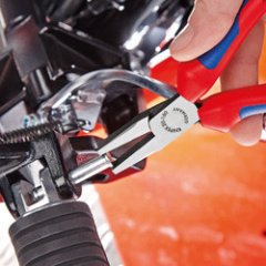Плоскогубцы с гладкими губками хромированные 160 мм, KNIPEX, ( KN-2005160 )