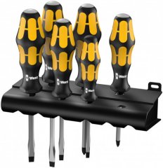 932-918-6 Набор отверток Kraftform: отвертка-резец + подставка, 6 предм., WERA, ( WE-018287 )