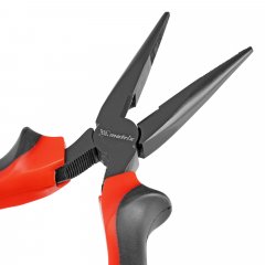 Длинногубцы прямые Black Nickel, 180 мм, двухкомпонентные рукоятки Matrix 17160