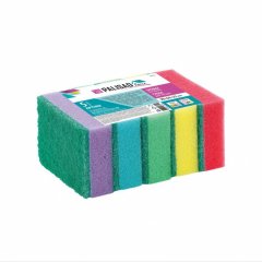 Губки для посуды Optima, 90 x 64 x 25 мм, 5 шт., Home Palisad 923515