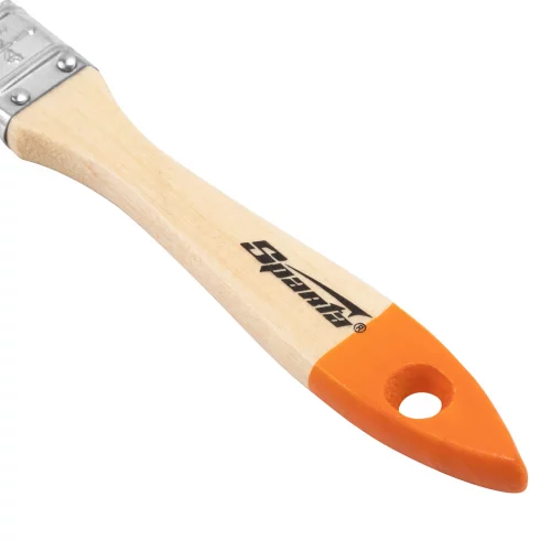Кисть плоская Slimline 3/4" (20 мм), натуральная щетина, деревянная ручка Sparta 824155