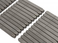 Клейма буквенные кириллица 3мм (HRC 60+-2град. DIN 1451) JTC-7250