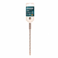 Бур по бетону QUADRO, 6 x 160 мм, SDS PLUS Gross 70766