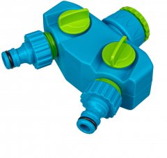 Разветвитель двухканальный, пластиковый Palisad Luxe 65786