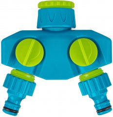 Разветвитель двухканальный, пластиковый Palisad Luxe 65786