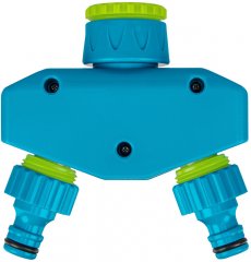 Разветвитель двухканальный, пластиковый Palisad Luxe 65786