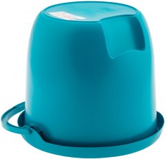 Ведро пластмассовое круглое 12 л, бирюзовое, Home Palisad 929575