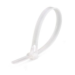 Стяжка нейлоновая КСР 7.5x300 (бел) (100шт) Fortisflex 60632