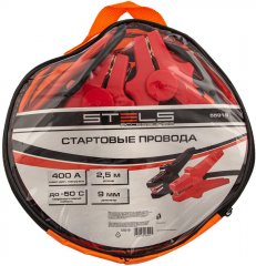 Провода стартовые, 400 А, 2.5 м, сумка на молнии Stels 55919