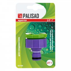 Адаптер пластмассовый, 3/4-1, внутренняя резьба Palisad 65740