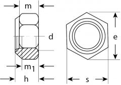 Самостопорящаяся гайка ЗУБР МАСТЕР M4, 5кг (примерно 5882 шт.) 303580-04