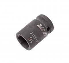 Головка торцевая 1/2" 16мм ударная L=38мм JTC-443816