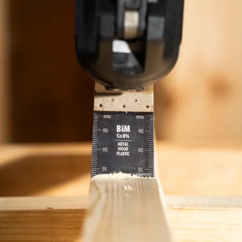 Насадка для МФИ режущая пазовая прямая, BiM, по металлу и дереву, 33 x 1.4 мм, мелкий зуб Denzel 782305