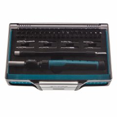 Отвертка с набором бит и торцевых головок для точных работ, гибкий привод, 48 шт, CrMo Gross 11599