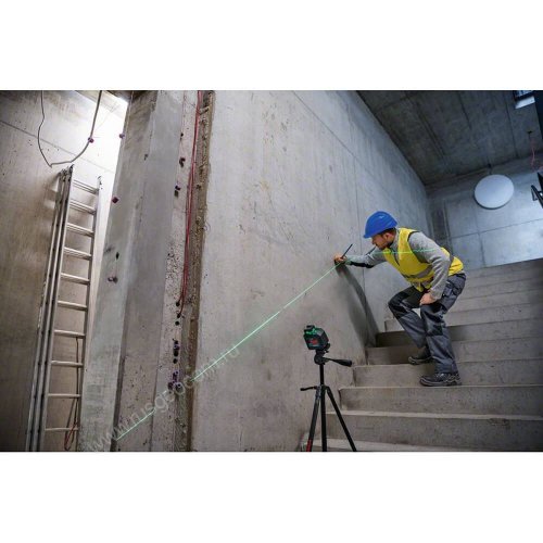 Лазерный уровень Bosch GLL 2-20 G с калибровкой + LB 10 + DK 10 с зеленым лучом