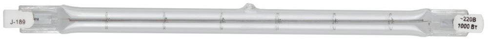 Галогеновая лампа СВЕТОЗАР линейная, тип J-189, цоколь R7S, 1000Вт SV-57100-100