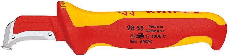 Нож для удаления изоляции 180 мм, KNIPEX, ( KN-9855SB )