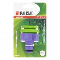 Адаптер пластмассовый, 1/2-3/4-1, внутренняя резьба Palisad 65735