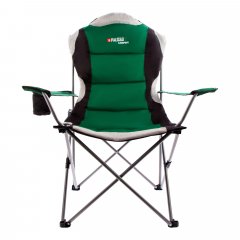 Кресло складное с подлокотниками и подстаканником, 60 х 60 х 110/92 см, Camping Palisad 69592