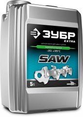 Цепное минеральное масло ЗУБР Extra 5 л, для бензо и электропил 70620-5