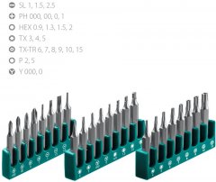 Отвертка для точных работ KRAFTOOL Precision-28 со сменными битами, 28 предметов 25677