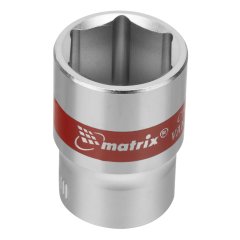 Набор торцевых головок, 1/4, шестигранные, CrV, 10 шт, 4-13 мм Matrix 13559