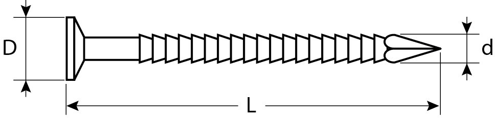 Ершеные гвозди ЗУБР цинк 70 х 3.1 мм 18 шт. 4-305146-31-070