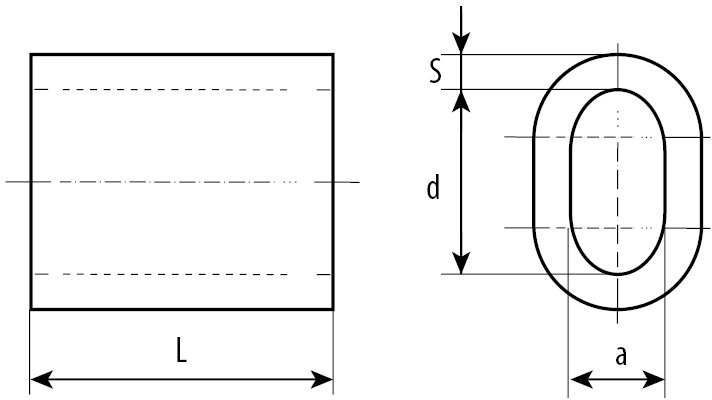 Зажим троса ЗУБР DIN 3093 алюминиевый, 2мм, 2 шт, 304476-02