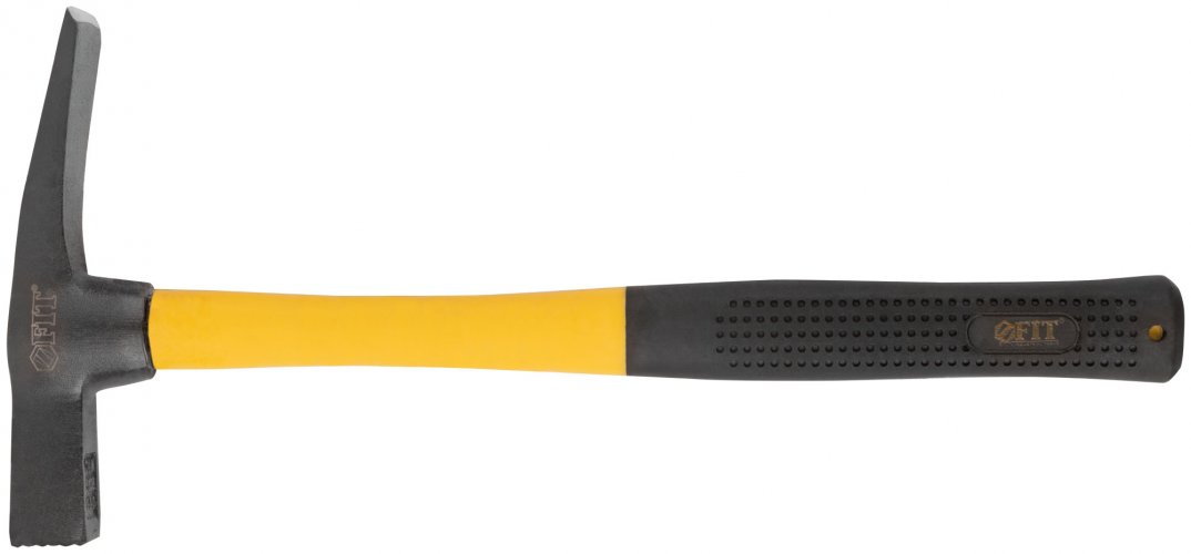 Молоток каменщика, фиберглассовая усиленная ручка 600 гр. FIT 44540