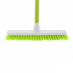 Щетка пластмассовая "Shrober" для чистки ковров 270 мм, салатовая щетина, c черенком, 120 см, D 22 мм Elfe 93551