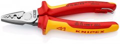 Инструмент для обжима контактных гильз 180 мм, KNIPEX, ( KN-9778180TBK )