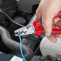 Инструмент для обжима контактных гильз 180 мм, KNIPEX, ( KN-9778180TBK )