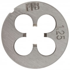 Плашка метрическая, легированная сталь  М8х1,25 мм FIT 70825