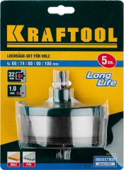 Пила кольцевая по дереву 68-74-80-90-100x32мм KRAFTOOL 29584-H5-32