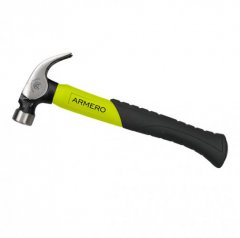 Молоток-гвоздодер фиберглассовой 450 г, ARMERO, ( A630/245 )