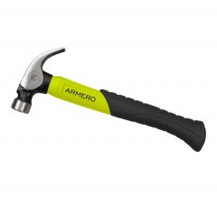 Молоток-гвоздодер фиберглассовой 450 г, ARMERO, ( A630/245 )